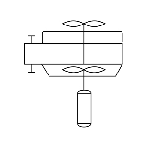 Air Cooled Exchanger PID Symbol